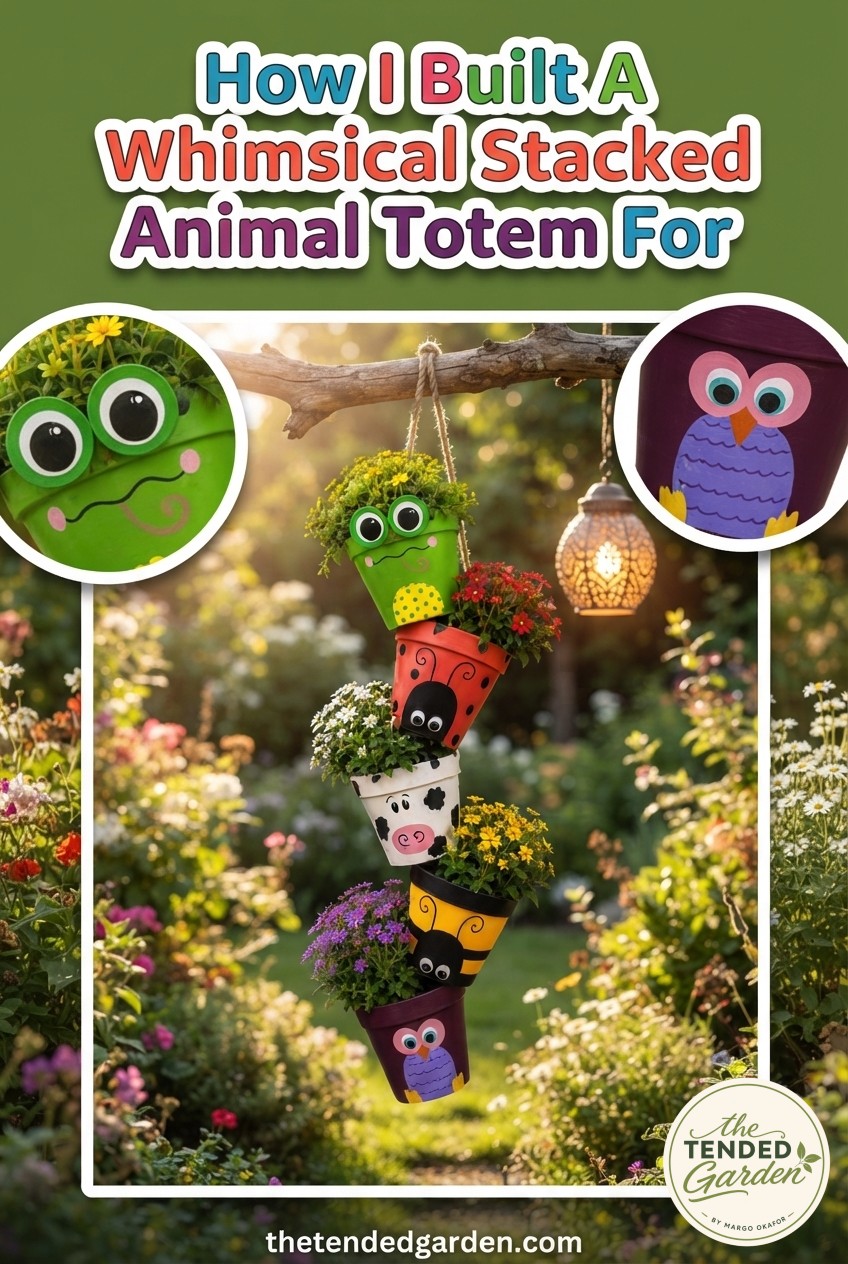 How I Built A Whimsical Stacked Clay Pot Animal Totem For