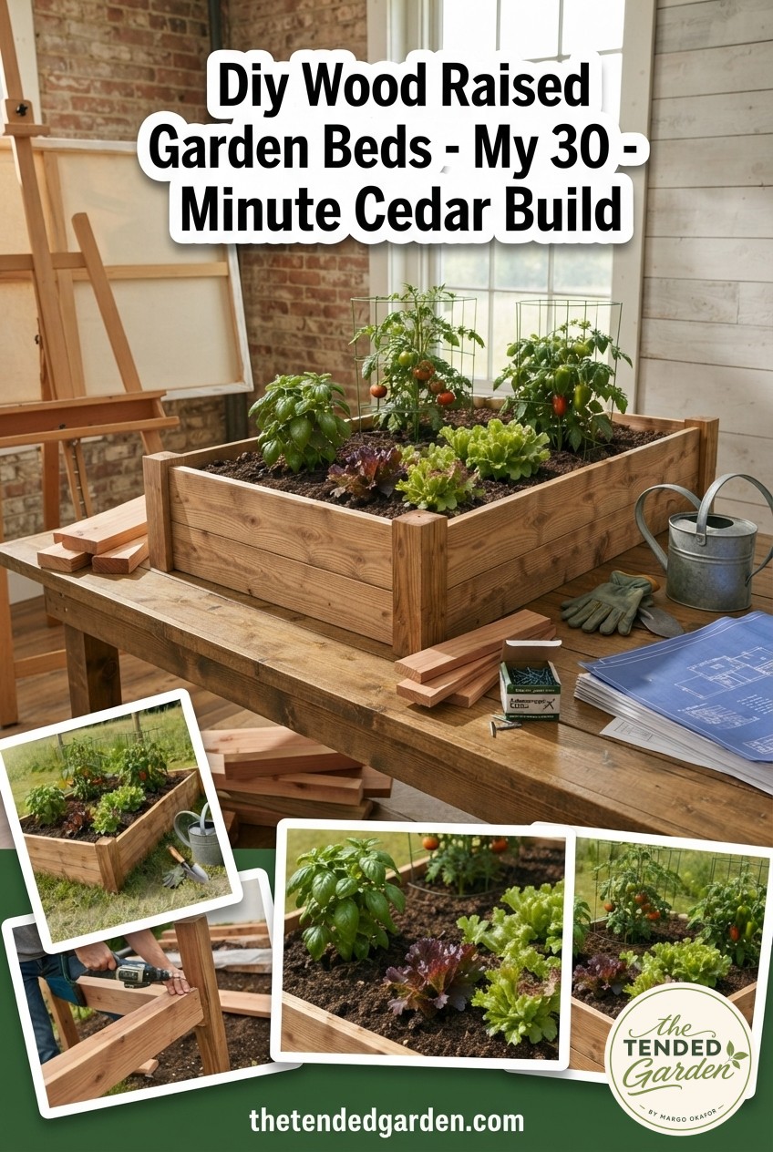 Diy Wood Raised Garden Beds - My 30 - Minute Cedar Build